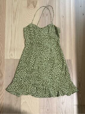 ZARA Leopard Print Mini Dress